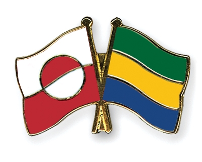Fahnen Pins Grnland Gabun