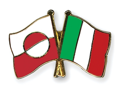 Fahnen Pins Grnland Italien