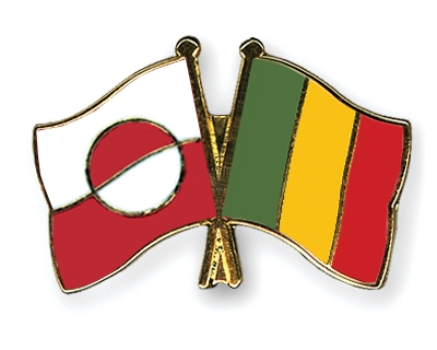 Fahnen Pins Grnland Mali