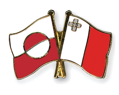 Fahnen Pins Grnland Malta