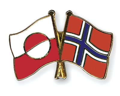 Fahnen Pins Grnland Norwegen