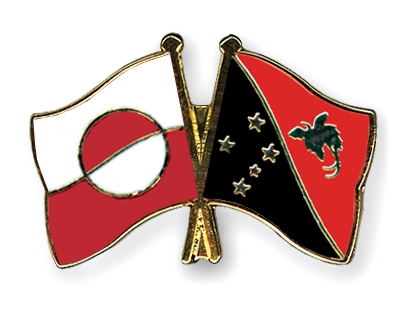 Fahnen Pins Grnland Papua-Neuguinea