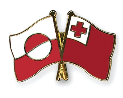 Fahnen Pins Grnland Tonga