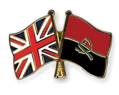 Fahnen Pins Grossbritannien Angola