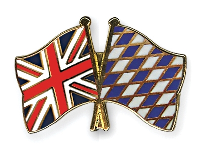 Fahnen Pins Grossbritannien Bayern