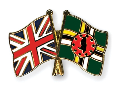 Fahnen Pins Grossbritannien Dominica