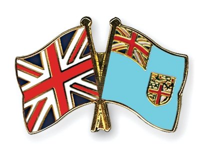 Fahnen Pins Grossbritannien Fidschi