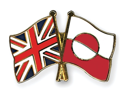 Fahnen Pins Grossbritannien Grnland