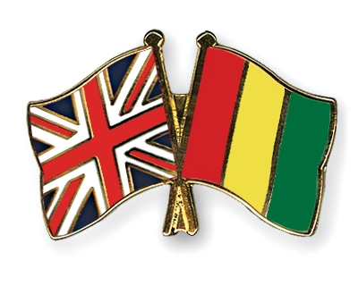 Fahnen Pins Grossbritannien Guinea