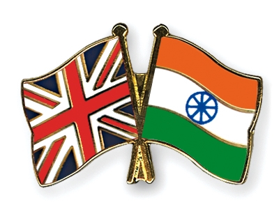 Fahnen Pins Grossbritannien Indien