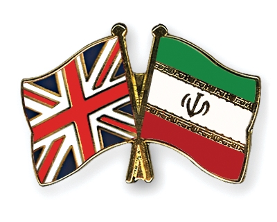 Fahnen Pins Grossbritannien Iran