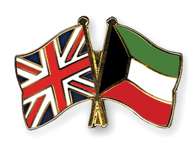 Fahnen Pins Grossbritannien Kuwait