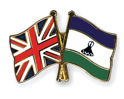 Fahnen Pins Grossbritannien Lesotho