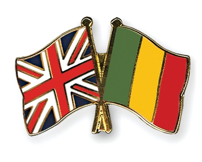 Fahnen Pins Grossbritannien Mali