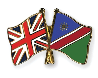 Fahnen Pins Grossbritannien Namibia