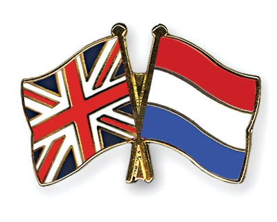 Fahnen Pins Grossbritannien Niederlande