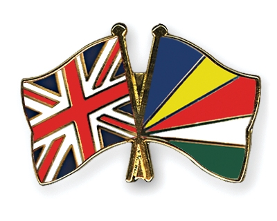 Fahnen Pins Grossbritannien Seychellen