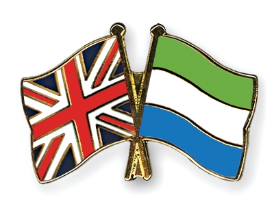 Fahnen Pins Grossbritannien Sierra-Leone