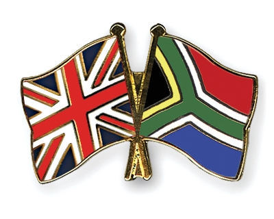 Fahnen Pins Grossbritannien Sdafrika