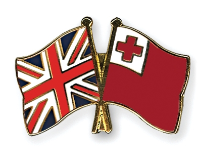 Fahnen Pins Grossbritannien Tonga