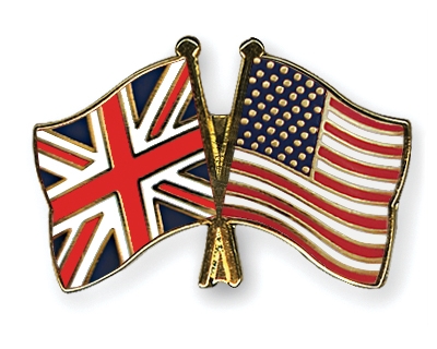 Fahnen Pins Grossbritannien USA