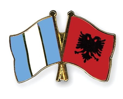 Fahnen Pins Guatemala Albanien
