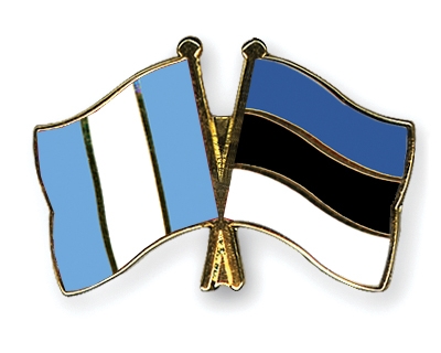 Fahnen Pins Guatemala Estland