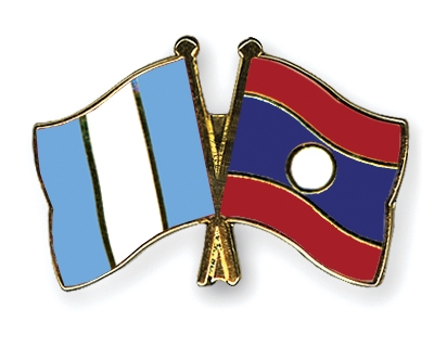 Fahnen Pins Guatemala Laos