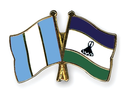 Fahnen Pins Guatemala Lesotho