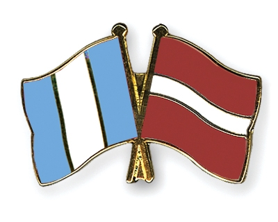 Fahnen Pins Guatemala Lettland