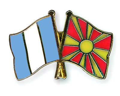 Fahnen Pins Guatemala Mazedonien