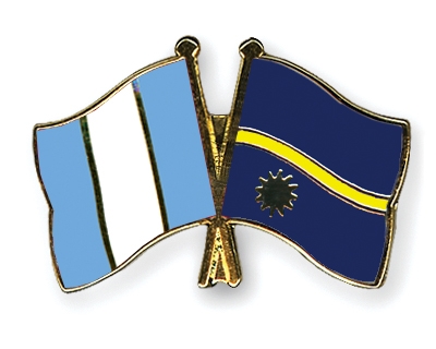 Fahnen Pins Guatemala Nauru