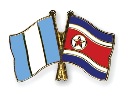 Fahnen Pins Guatemala Nordkorea