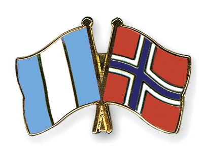 Fahnen Pins Guatemala Norwegen