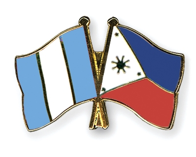 Fahnen Pins Guatemala Philippinen