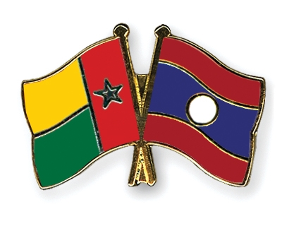 Fahnen Pins Guinea-Bissau Laos