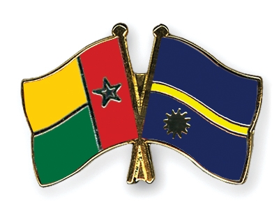 Fahnen Pins Guinea-Bissau Nauru