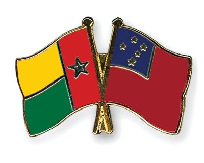 Fahnen Pins Guinea-Bissau Samoa