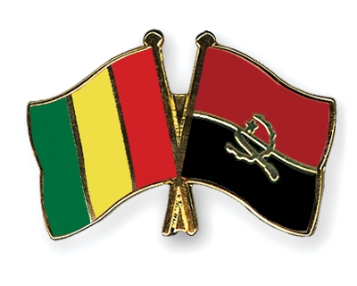 Fahnen Pins Guinea Angola