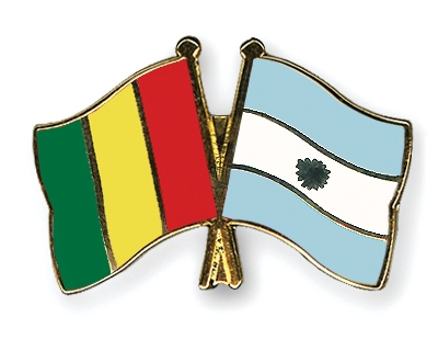 Fahnen Pins Guinea Argentinien