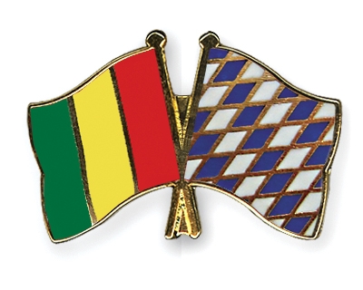 Fahnen Pins Guinea Bayern