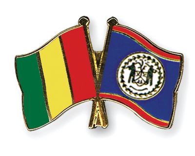 Fahnen Pins Guinea Belize