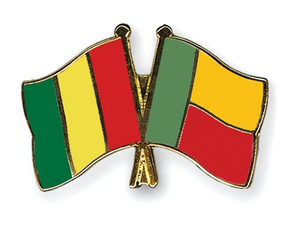 Fahnen Pins Guinea Benin