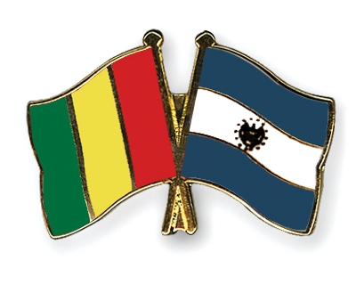 Fahnen Pins Guinea El-Salvador