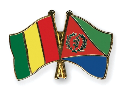 Fahnen Pins Guinea Eritrea