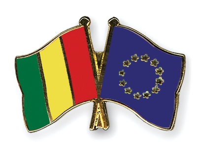 Fahnen Pins Guinea Europa