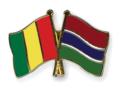 Fahnen Pins Guinea Gambia