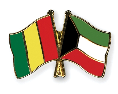 Fahnen Pins Guinea Kuwait