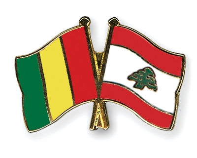 Fahnen Pins Guinea Libanon