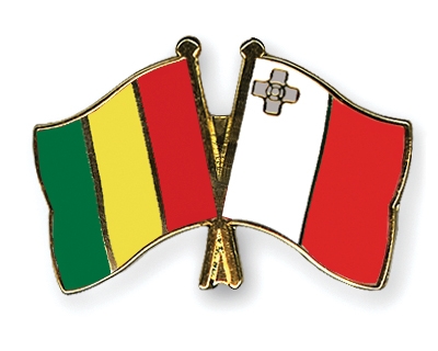 Fahnen Pins Guinea Malta